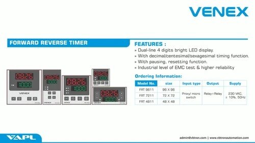 Venex Frt9612 Paper Plates Machine Timer image 4