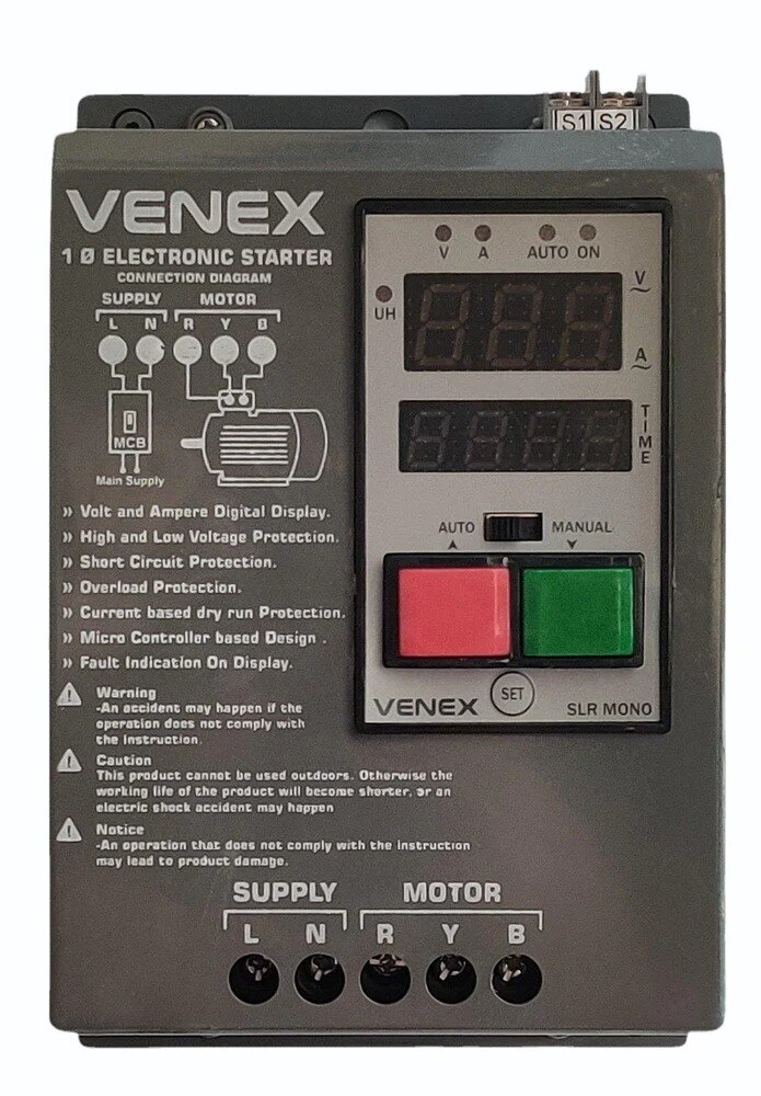 VENEX SLR MONO solar panel cleaning system starter with timer and water level controller image 4