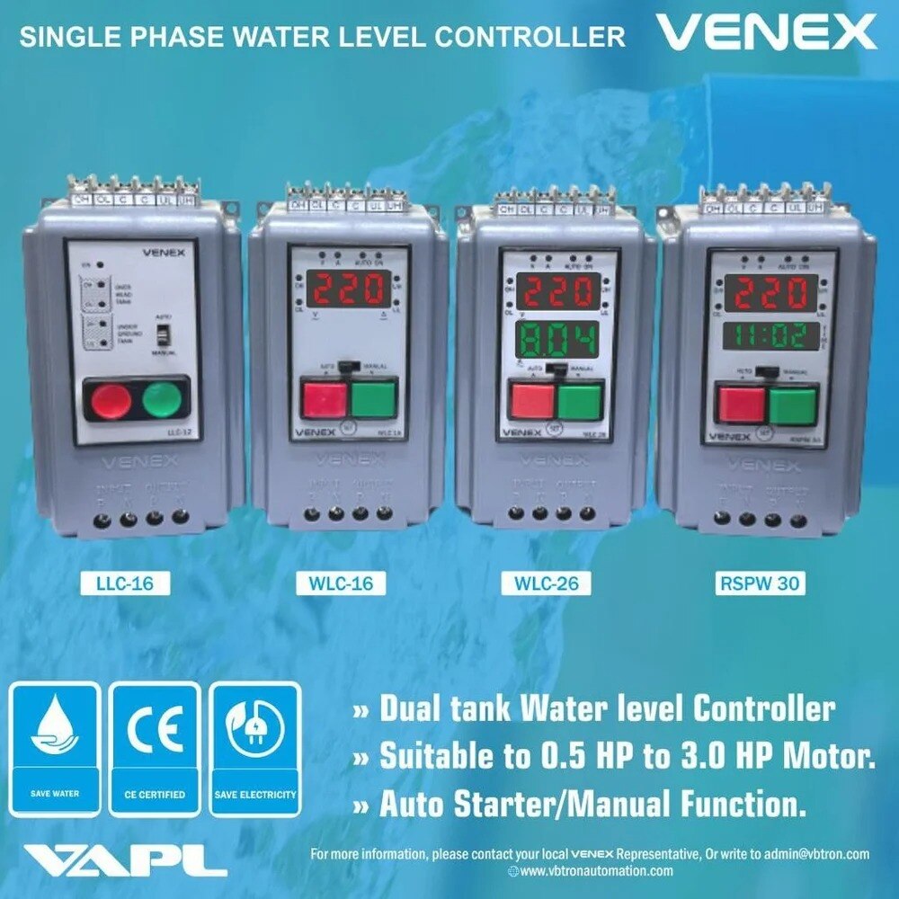 RSPW30 VENEX water level controller with real time clock RTC timer image 5