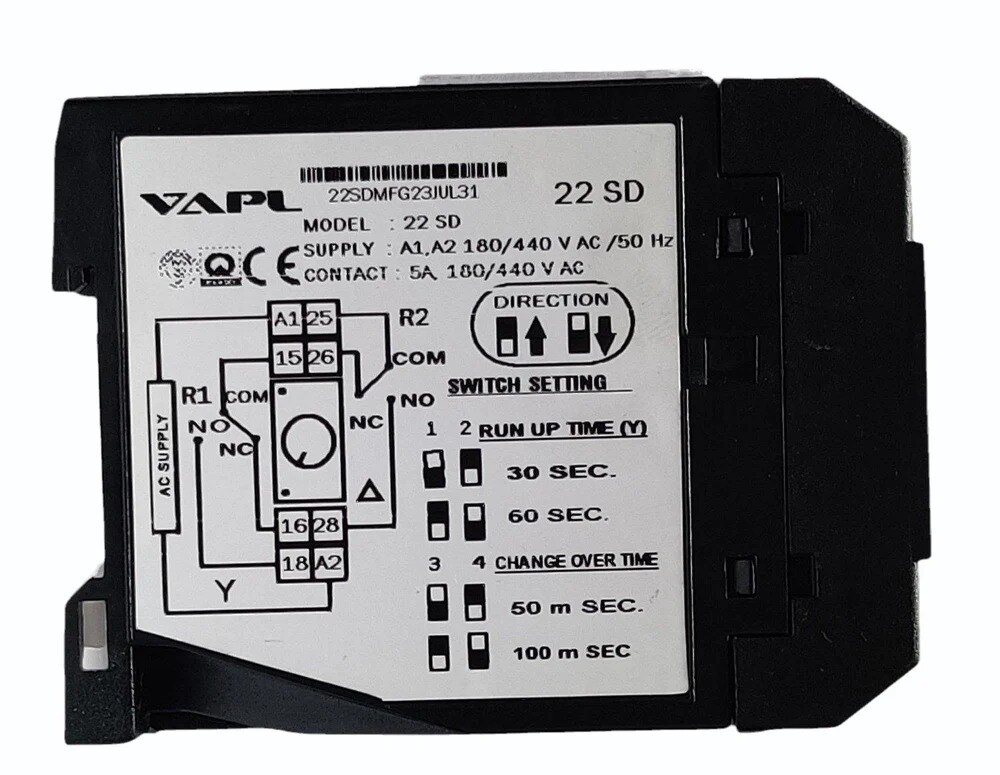VENEX Din Rail star delta timer image 5
