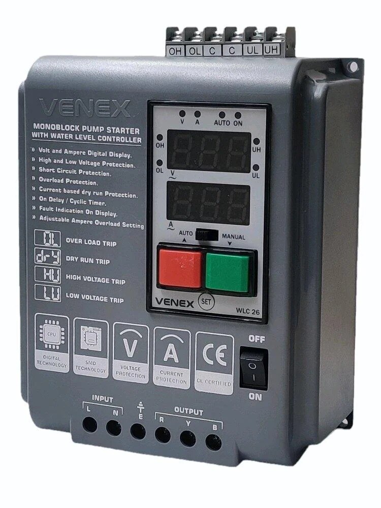 LLC40SRS Automatic Water Level Controller with S1S2 and C1 C2 for single phase submersible panel image 8