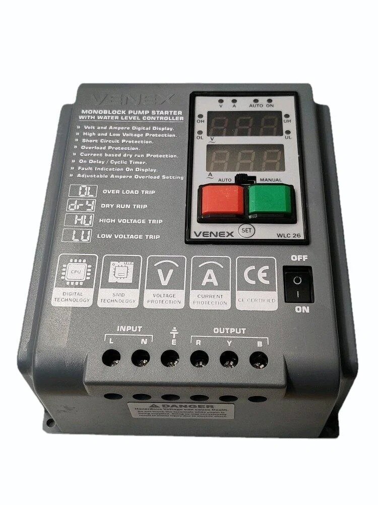 LLC40SRS Automatic Water Level Controller with S1S2 and C1 C2 for single phase submersible panel image 5