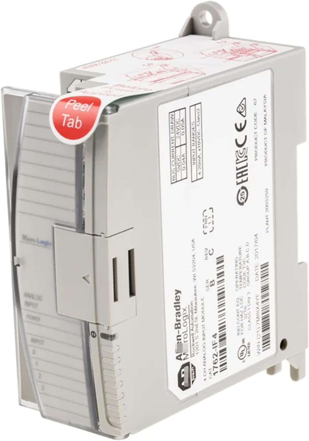 1762-IR4  Allen-Bradley MicroLogix 1400 RTD module image 3
