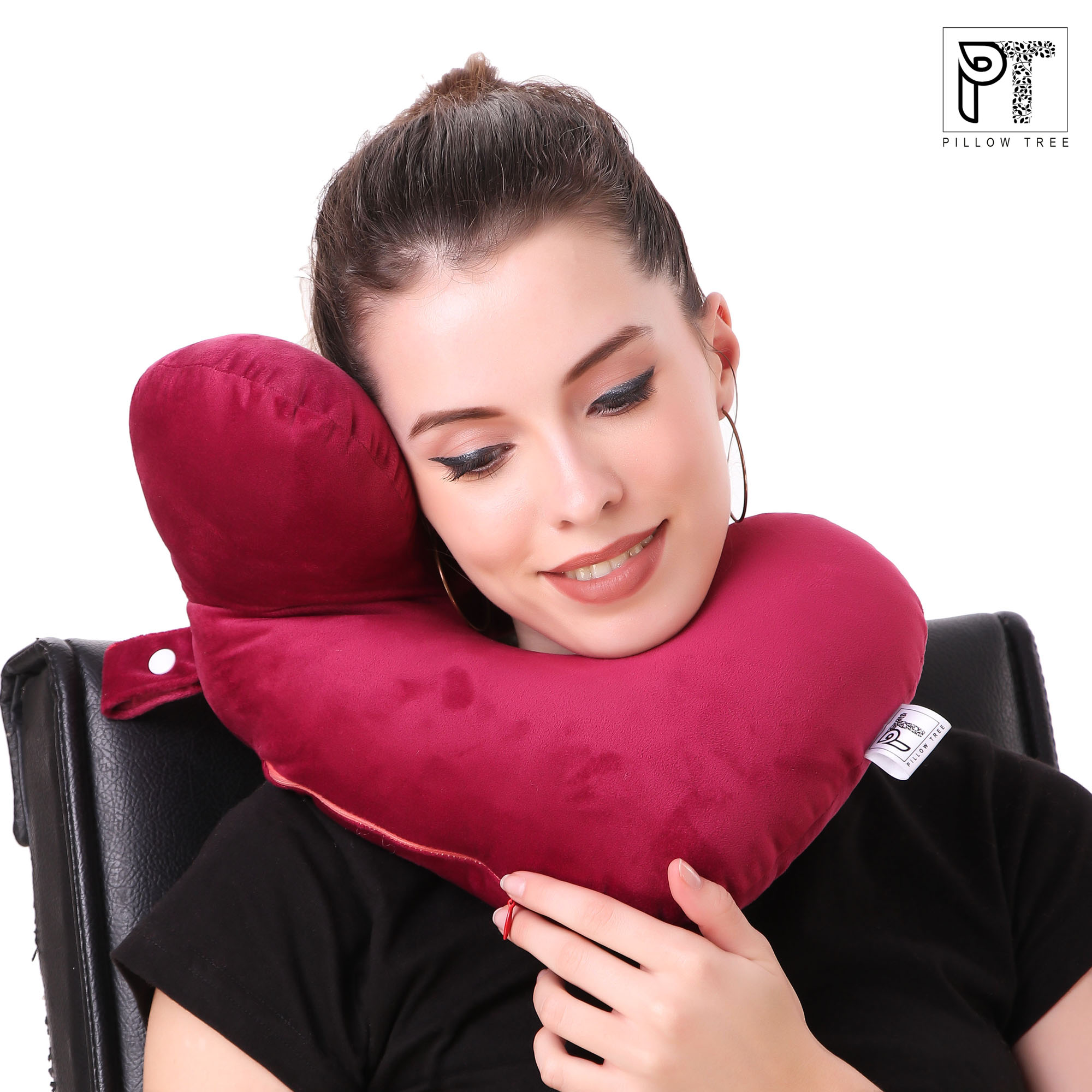 J Pillow Travel Pillow, Head, Chin and Neck Support image 5
