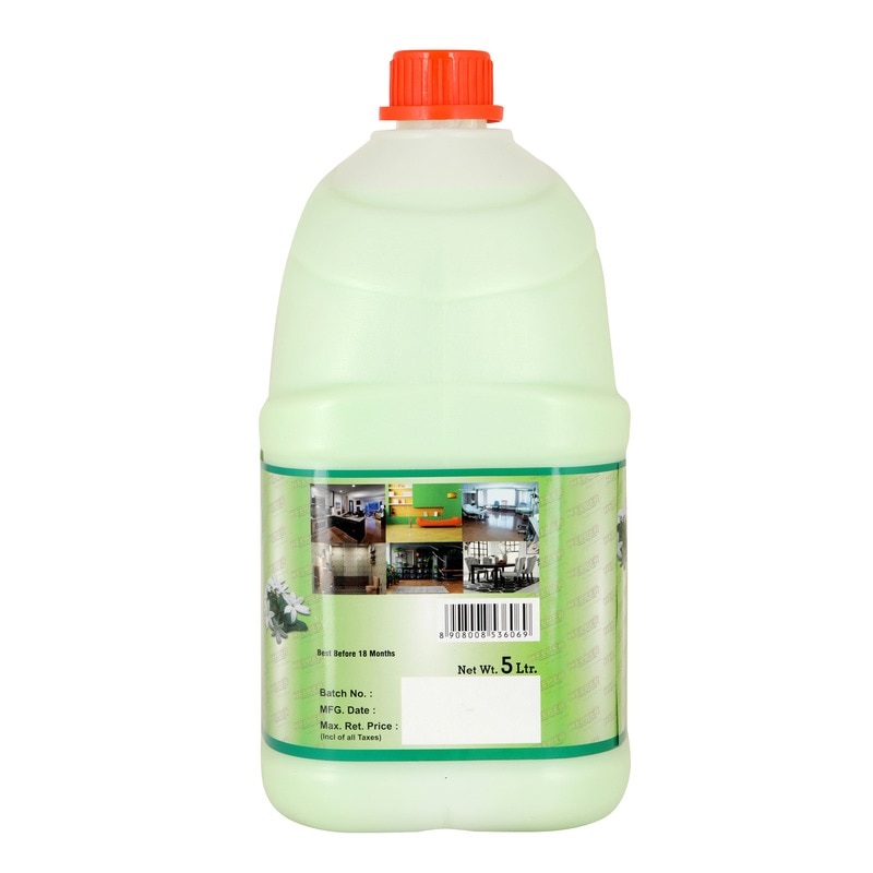 Herbal Scented Phenyle, Jasmine - 5 Liter Can image 2