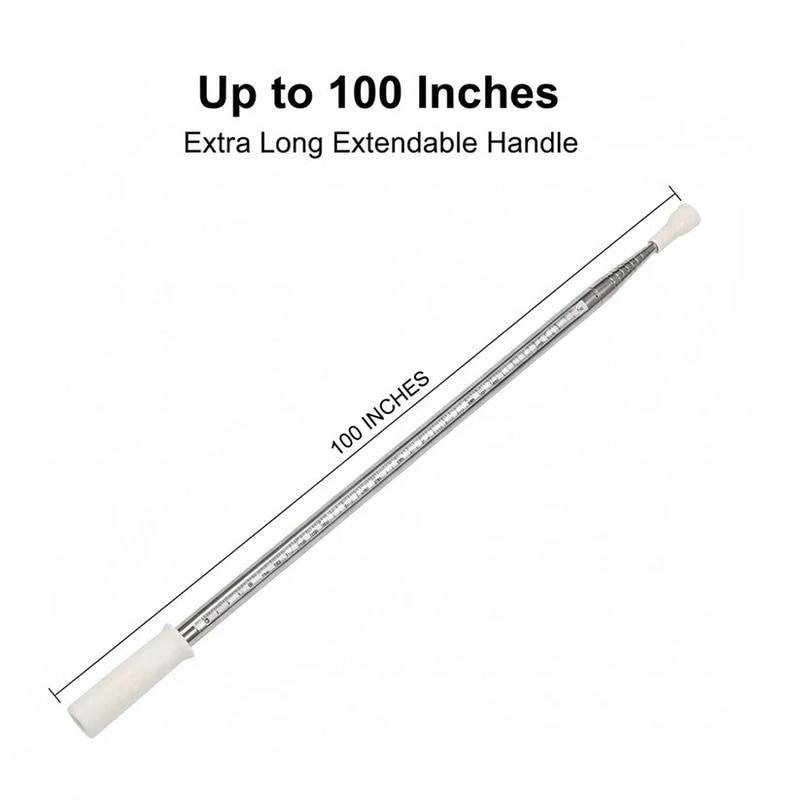 Microfiber Duster – 100-Inch Extendable Handle (1279) image 9