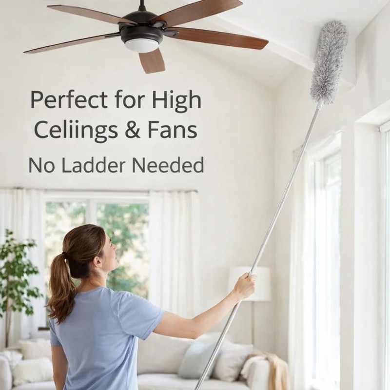 Microfiber Duster – 100-Inch Extendable Handle (1279) image 6
