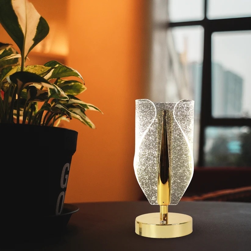 Crystal Table Lamp – Luxury LED with USB Charging (14600) image 6