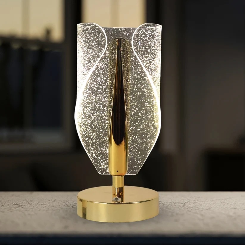 Crystal Table Lamp – Luxury LED with USB Charging (14600) image 5