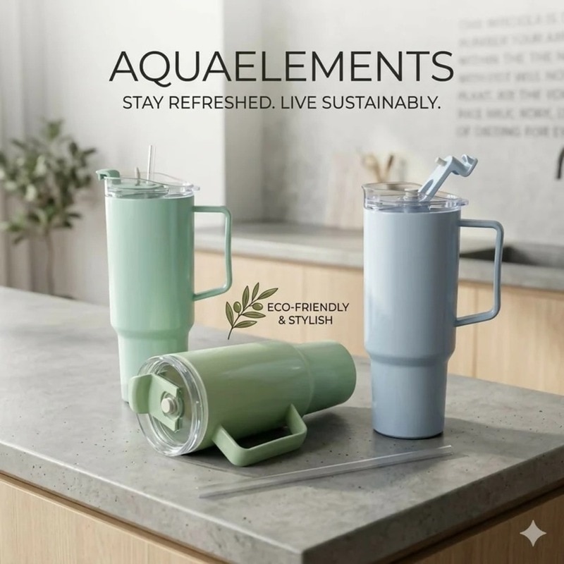 Travel Tumbler – Large 1800ml Capacity with Leak-proof Lid (23829) image 6