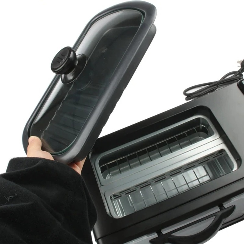 3-in-1 Breakfast Maker – Toaster Oven, Grill & Coffee (2788) image 4