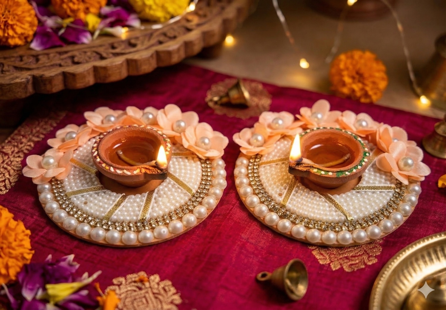 CIRCLE FLOWER  DIYA STAND   00CRDF1 image 3