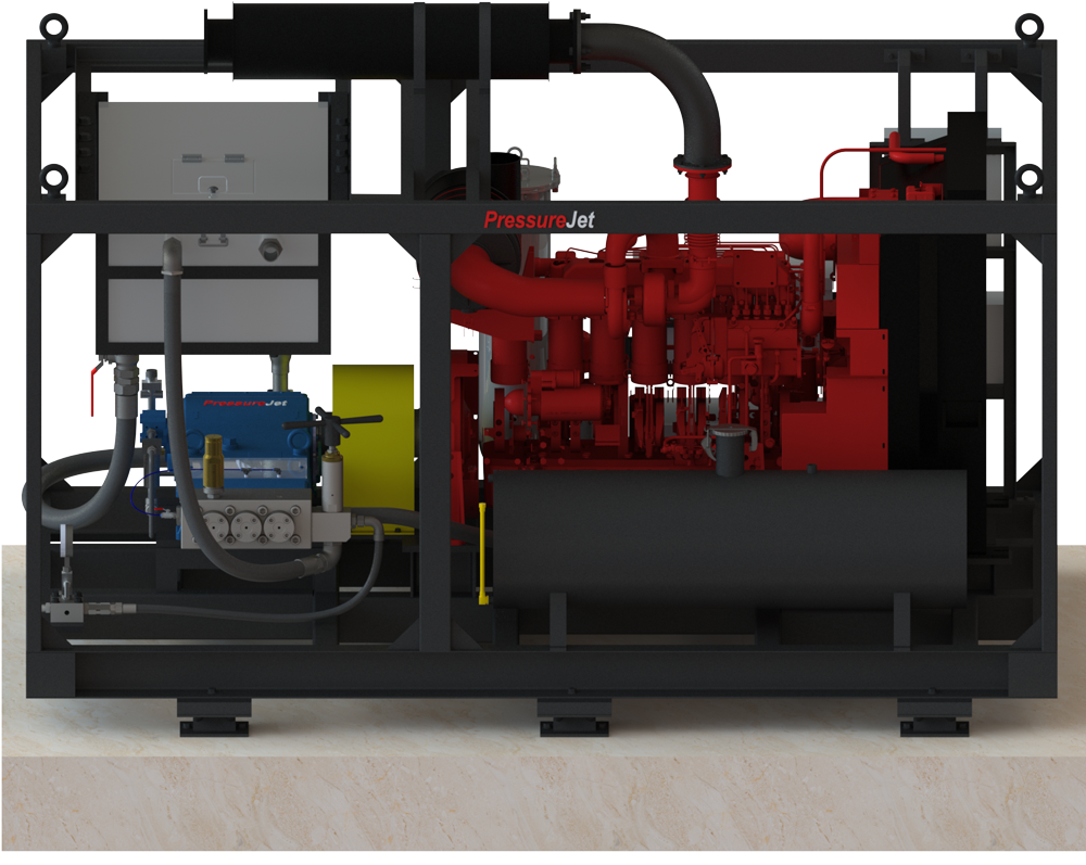 High Pressure Hydro Test Machine - EAC - 25-40 HP image 2