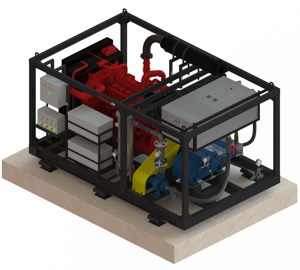 High Pressure Hydro Test Machine - EAC - 25-40 HP image 3