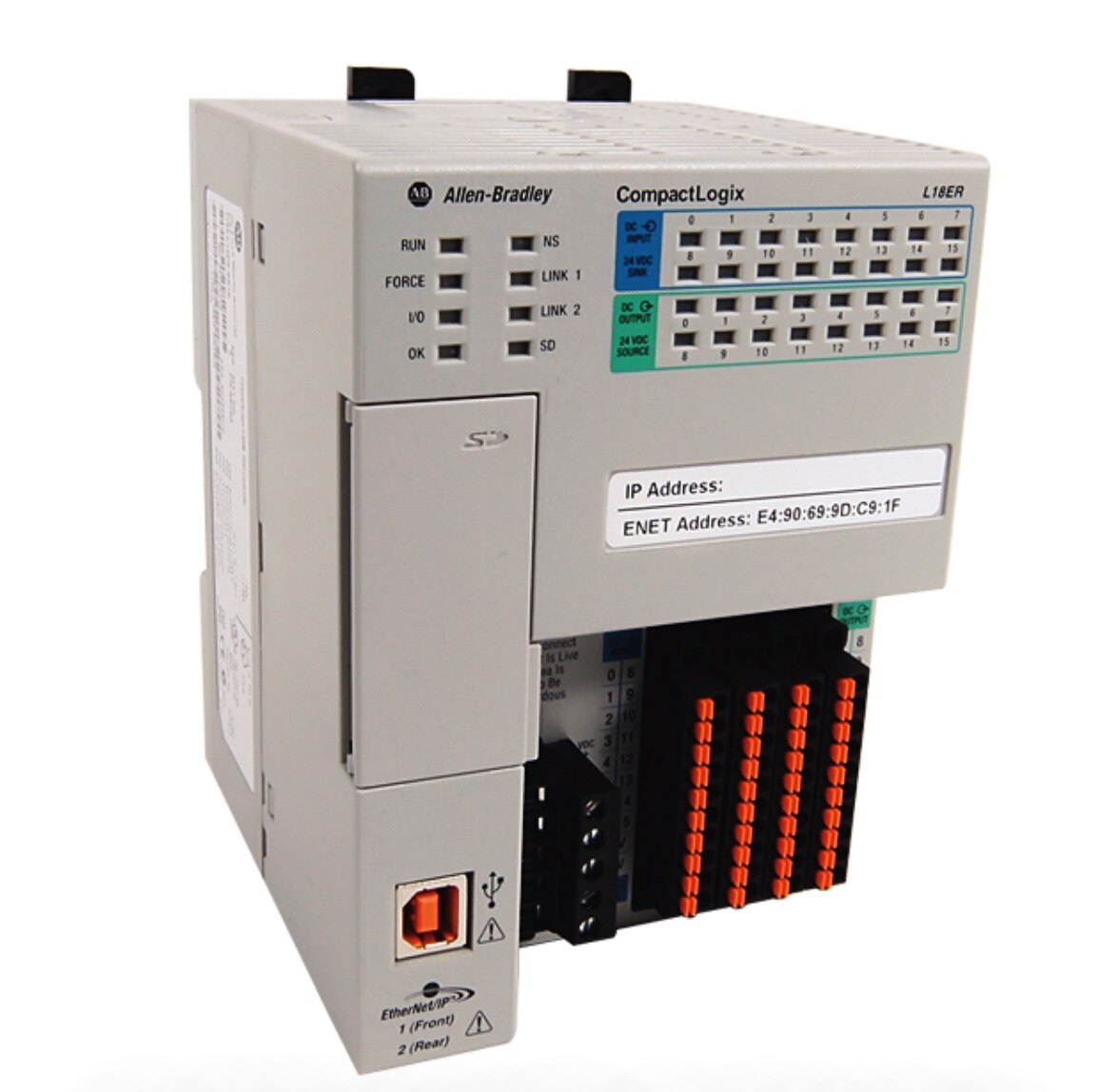 Allen-Bradley 1769-L19ER-BB1B is a CompactLogix 5370 image 2