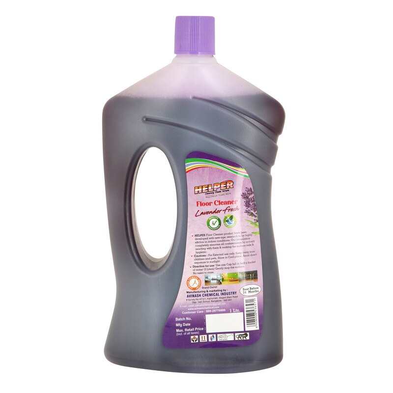 Floor & Surface Cleaner, Lavender Fresh -1000ml. Bottle image 2