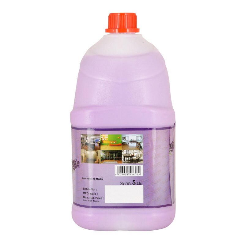 Herbal Scented Phenyle, Lavender - 5 Liter Can image 2