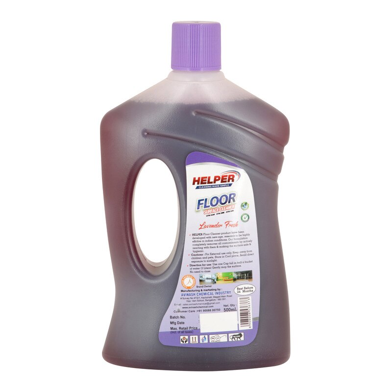 Floor & Surface Cleaner, Lavender Fresh -500ml. Bottle image 2