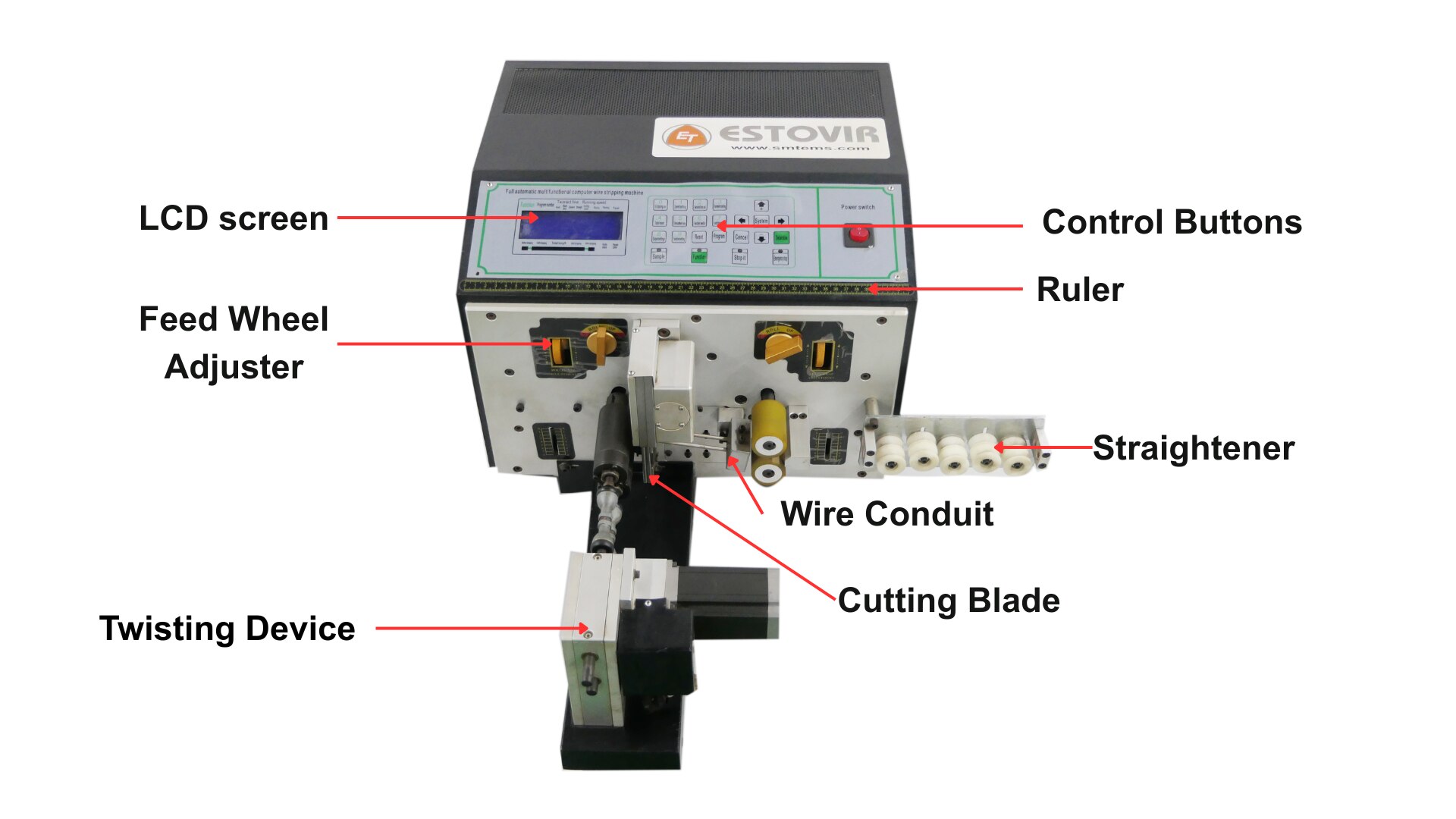 Digital Wire Cutting, Stripping & Twisting machine – AWS 220T image 6