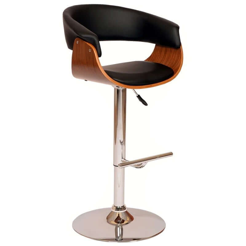 Imported Leather High Bar Stool – Modern Comfort with Timeless Elegance image 4