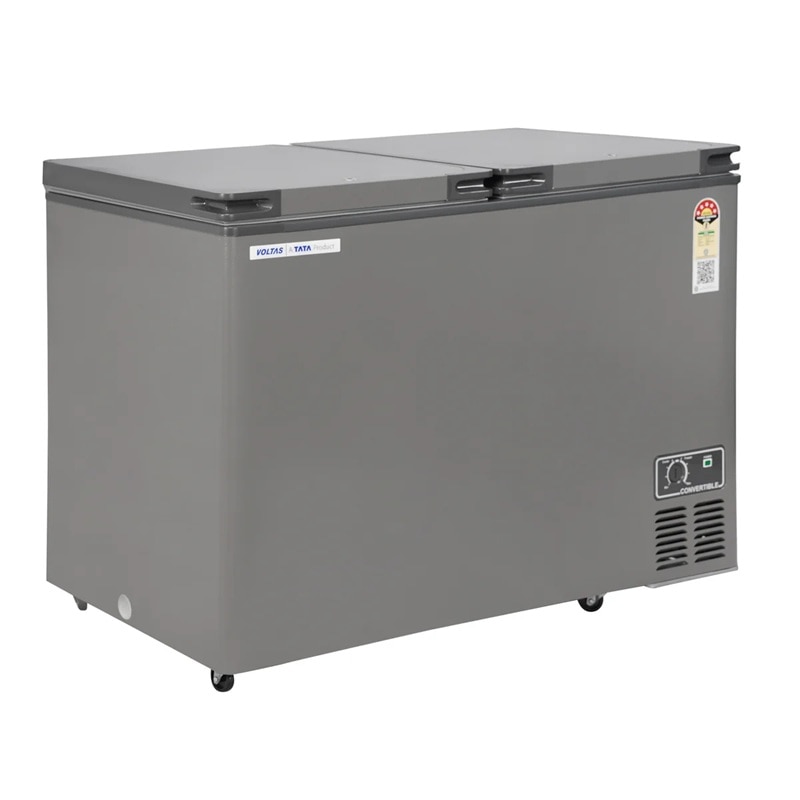 Voltas Hard Top Convertible Deep Freezer Double Door - CVF360DA5-W-PL - 345 Litres, 5 Star image 3