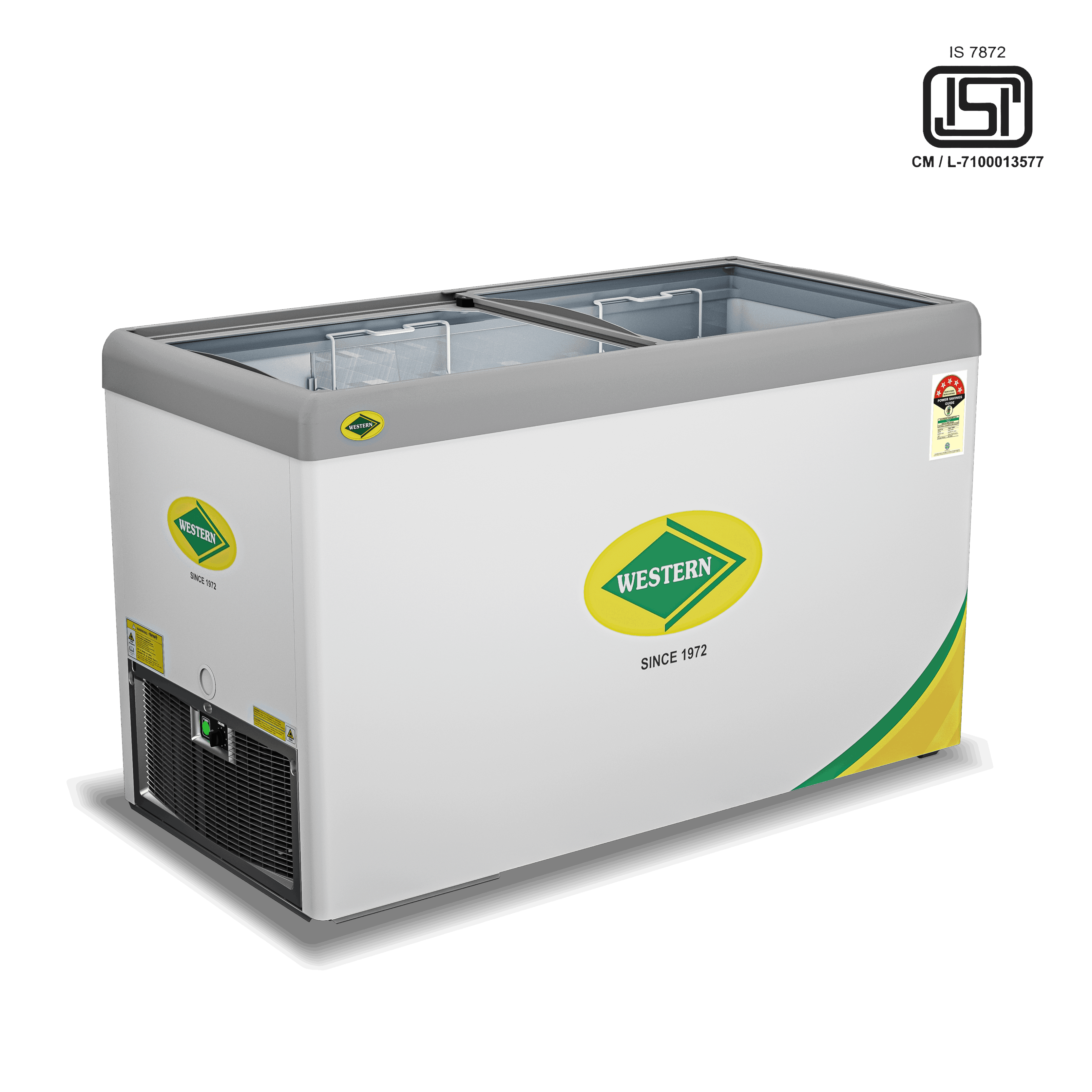 Western Deep Freezer Glass Top F450GL25 image 2