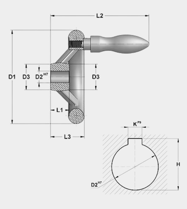 Aluminium Handwheels image 2