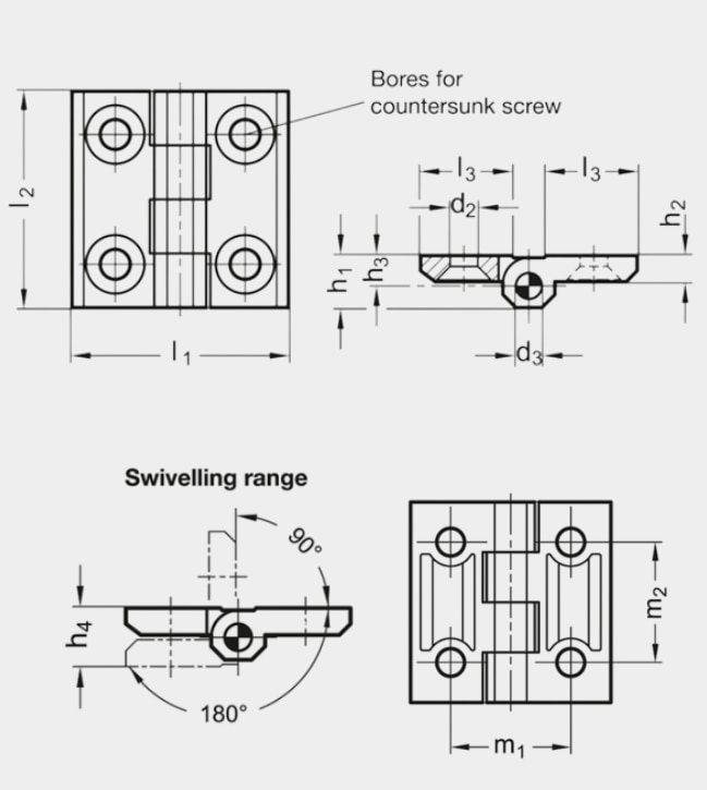 Stainless Steel 304 Hinge image 2