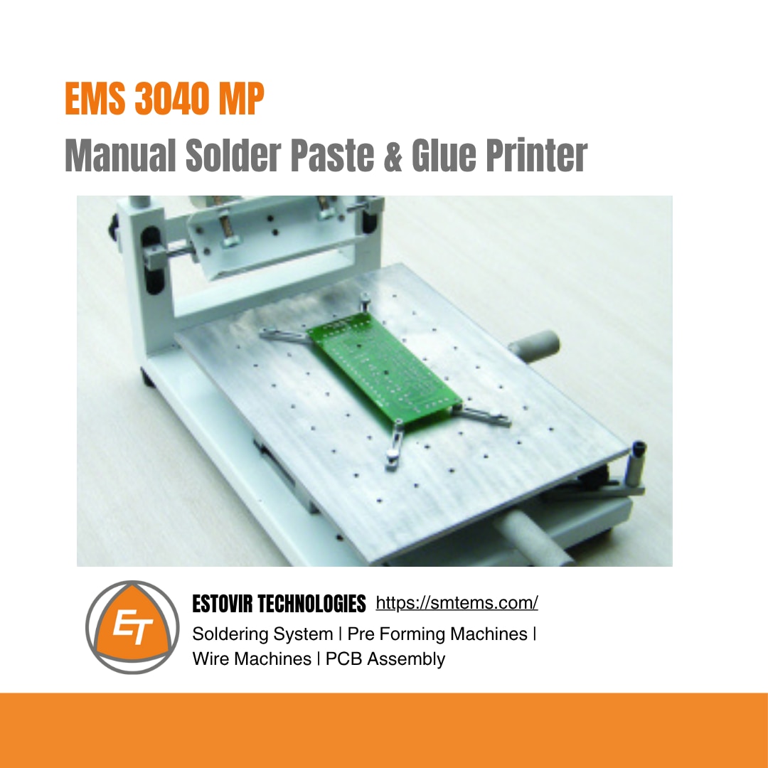 Manual Solder Paste & Glue Printer – EMS 3040 MP image 3