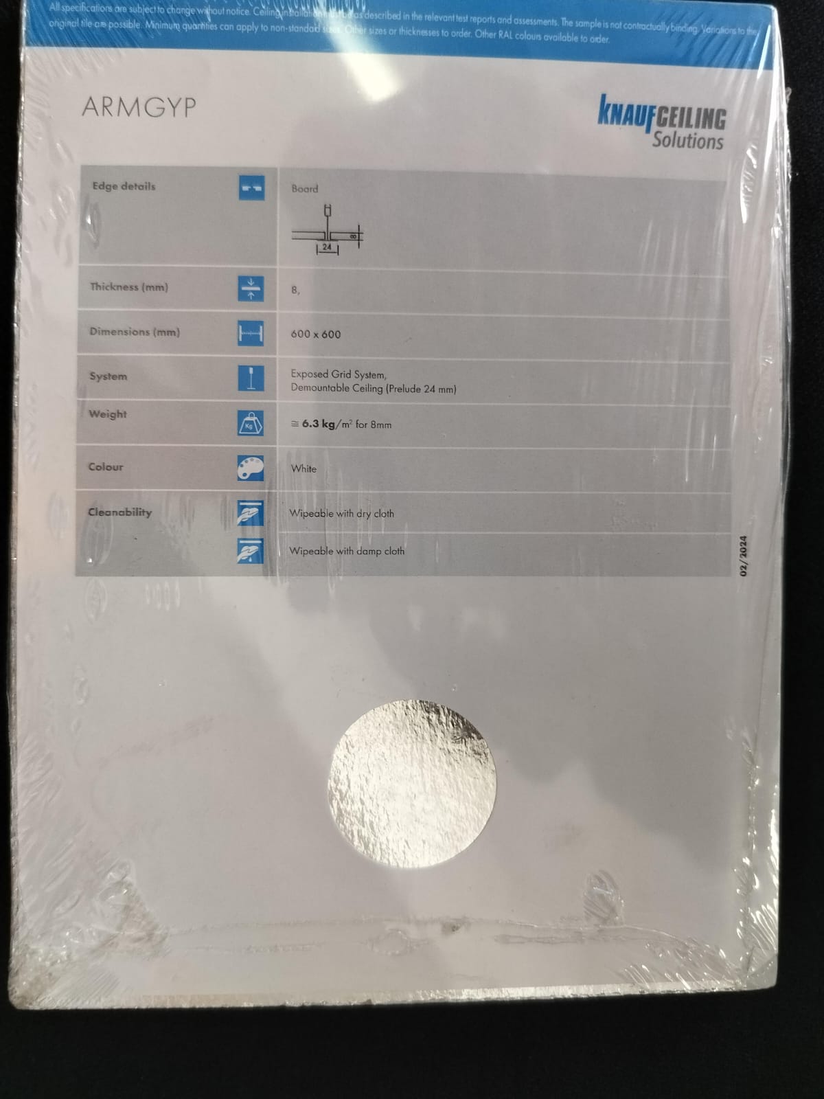 Sand Gypsum Ceiling Tiles image 2
