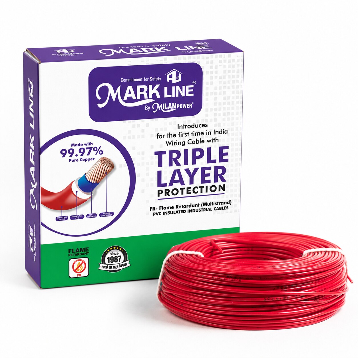 0.75 MM M/S MARK LINE HOUSE WIRE image 2