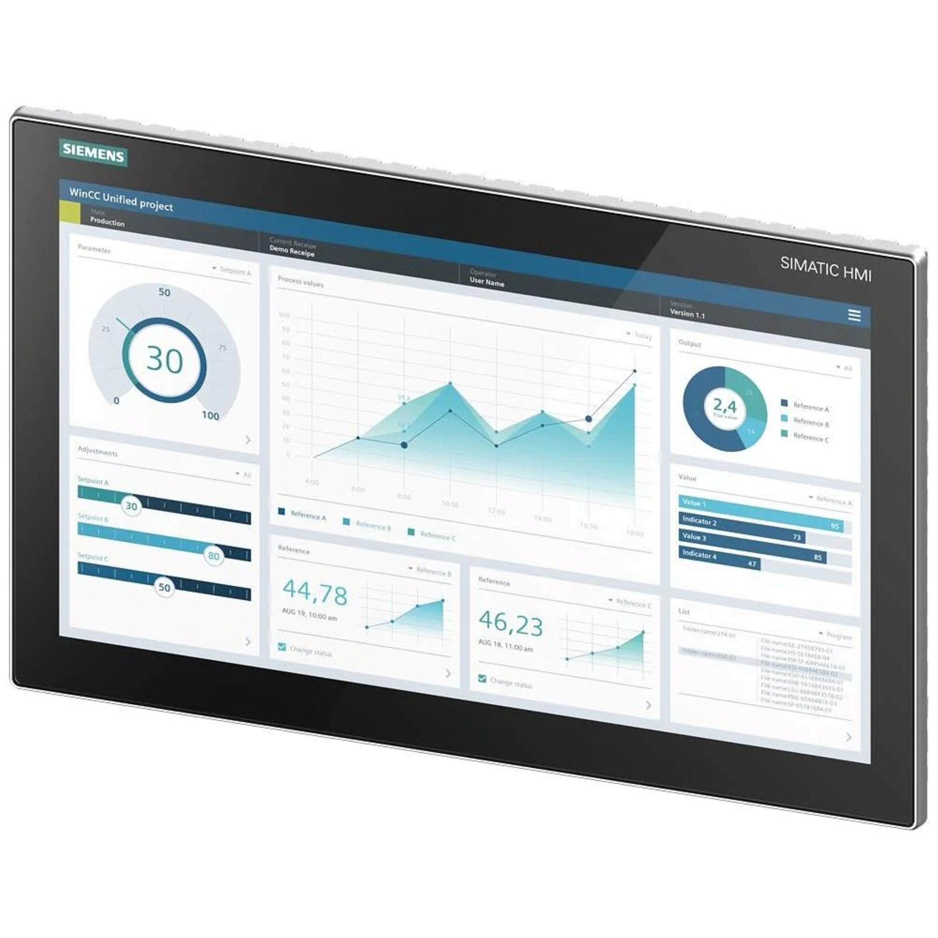 Siemens 6AV2124-0GC01-0AX0 is a 7-inch SIMATIC HMI TP700 Comfort Panel image 4