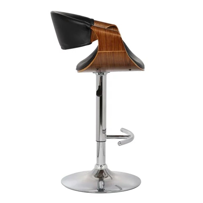 Imported Leather High Bar Stool – Modern Comfort with Timeless Elegance image 3