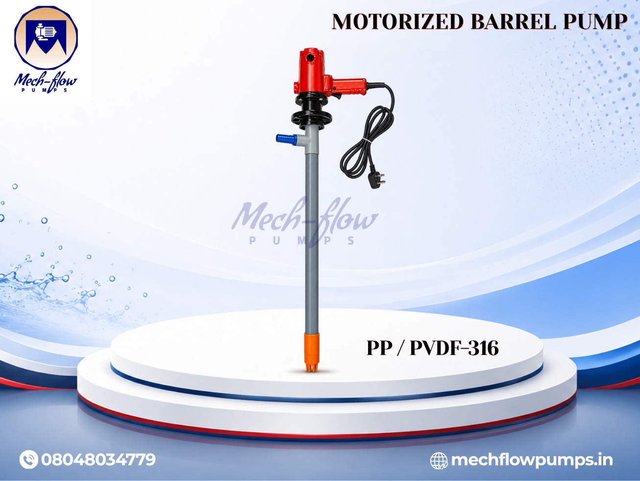 MOTORIZED BARREL PUMP image 2