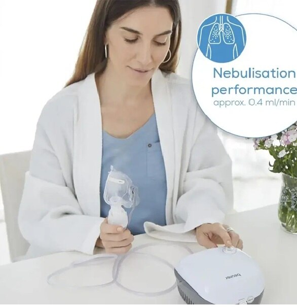 Beurer Nebulizer, German Technology (IH18), white (IH 18) with 2 mask image 4