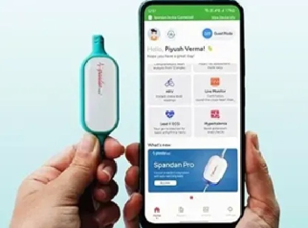 Sunfox Spandan Neo | ECG Device | Heart Rate Monitor | Detects AFib & Irregular Arrhythmias | Portab image 2