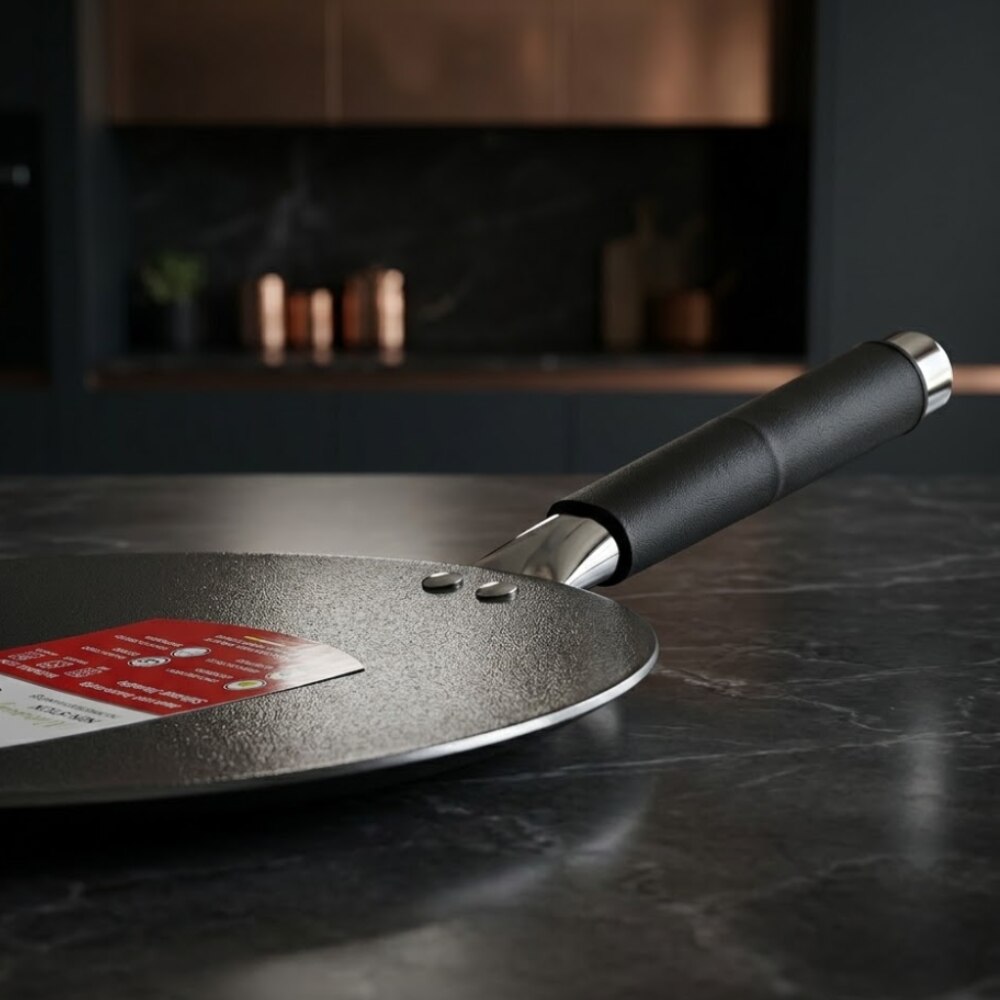 Daachi Enamel Coated Black Dosa Tawa image 5