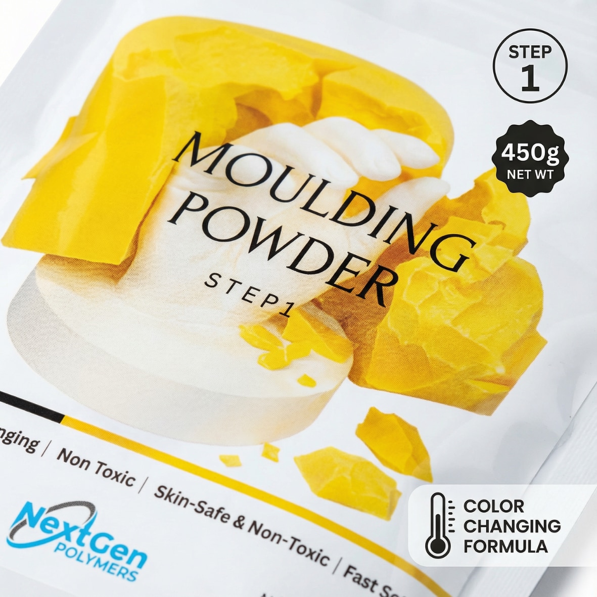 Couple Hand Casting Kit 3D Hand Mould & Casting  for Couples  1kg Casting Pack + 450g Moulding pack image 5