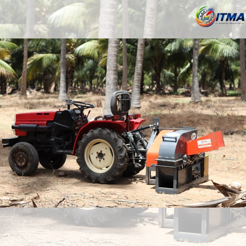 Mini Shredder cum Pulverizer for 18HP & Above Tractors PTO Direct Lifting image 2