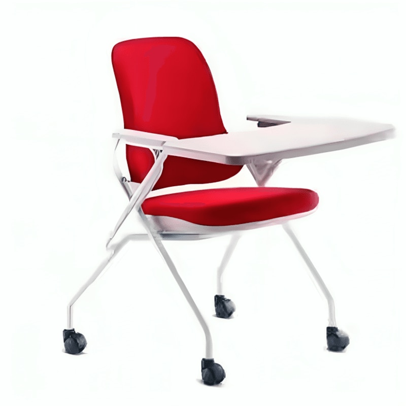 Study Chair with Writing Pad and Wheel image 2
