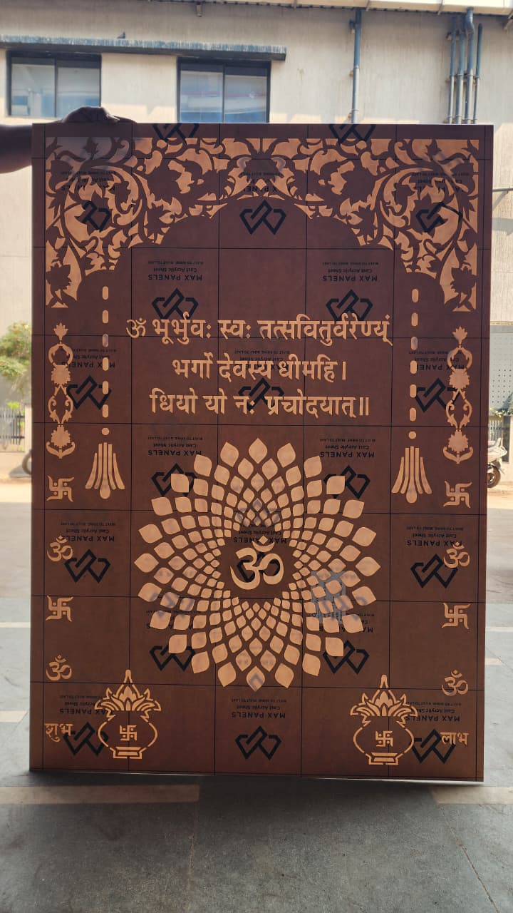 ACRYLIC LIGHTING SHEET FOR TEMPLE BACKGROUND image 2