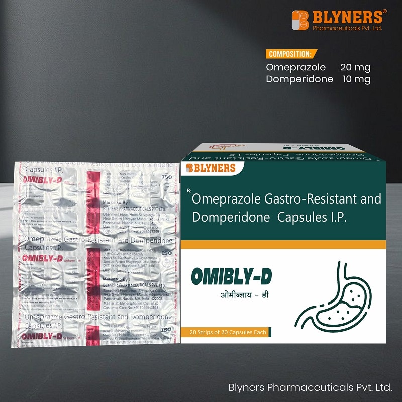 Omeprazole 20 mg and Domperidone 10 mg Capsules image 3