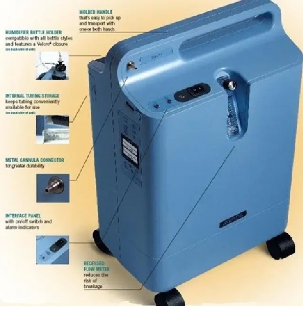 Philips Everflo Oxygen Concentrator 5 Liter image 2