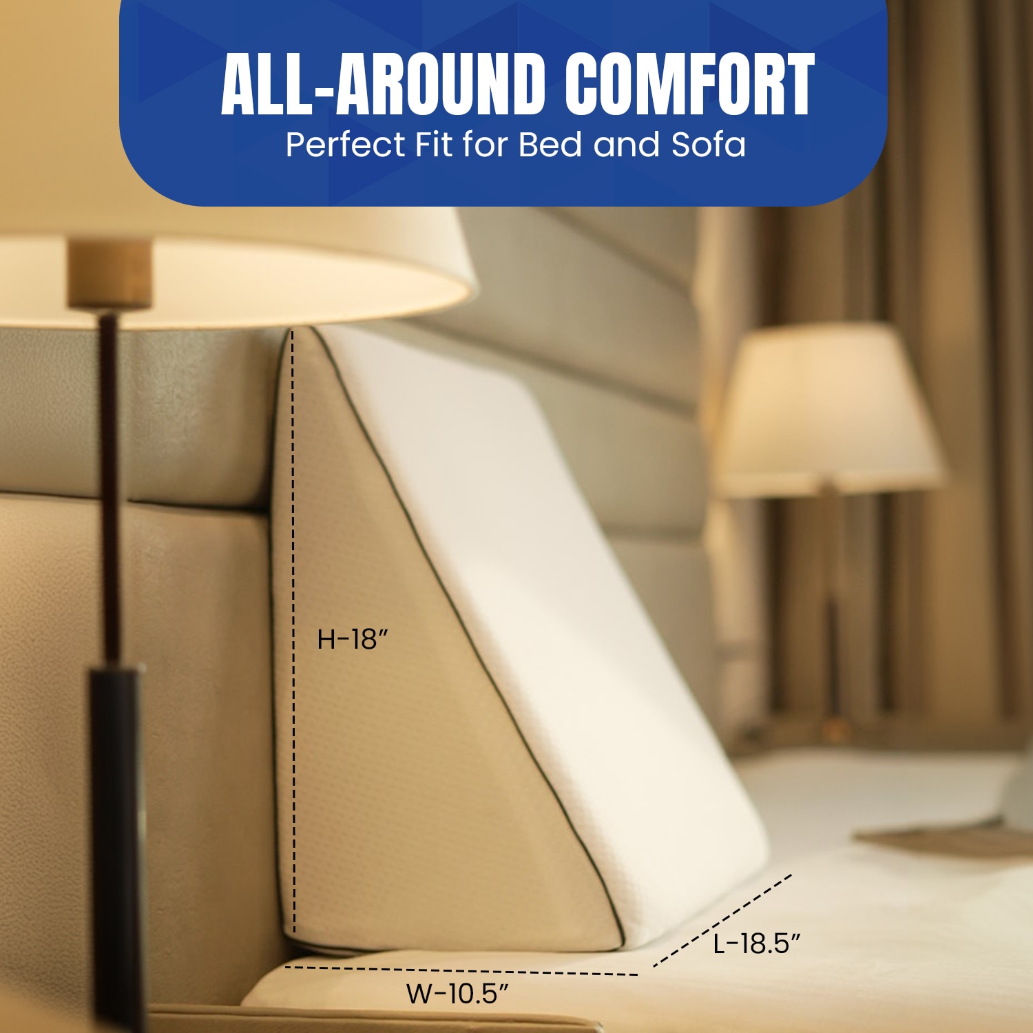 Pillow Tree Multi-Function Wedge Pillow – Adjustable Comfort for Sleeping, Relaxing & Recovery image 5