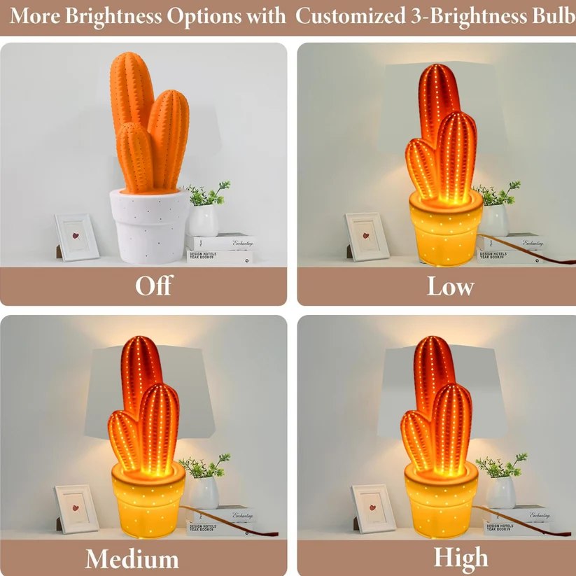 Ceramic Table Lamp Elegant Big Ambient Light for Home (9907) image 2