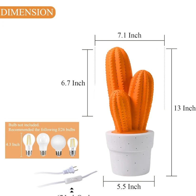 Ceramic Table Lamp Elegant Big Ambient Light for Home (9907) image 4