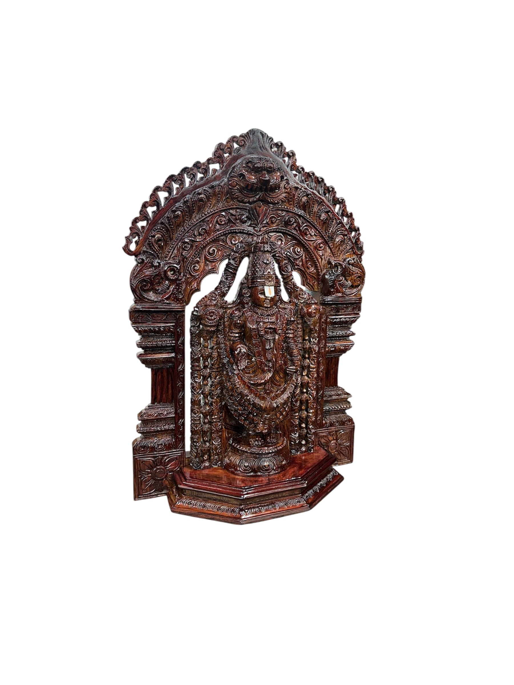 Lord Ganesha Wooden Idol image 2