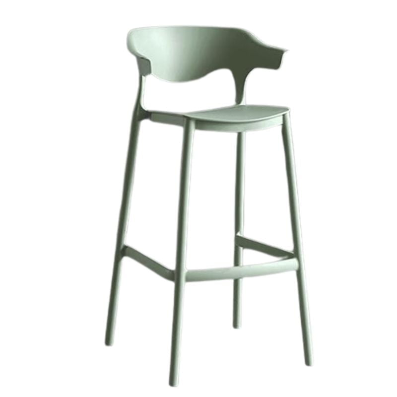 Premium Plastic High Counter Chair with Backrest image 4