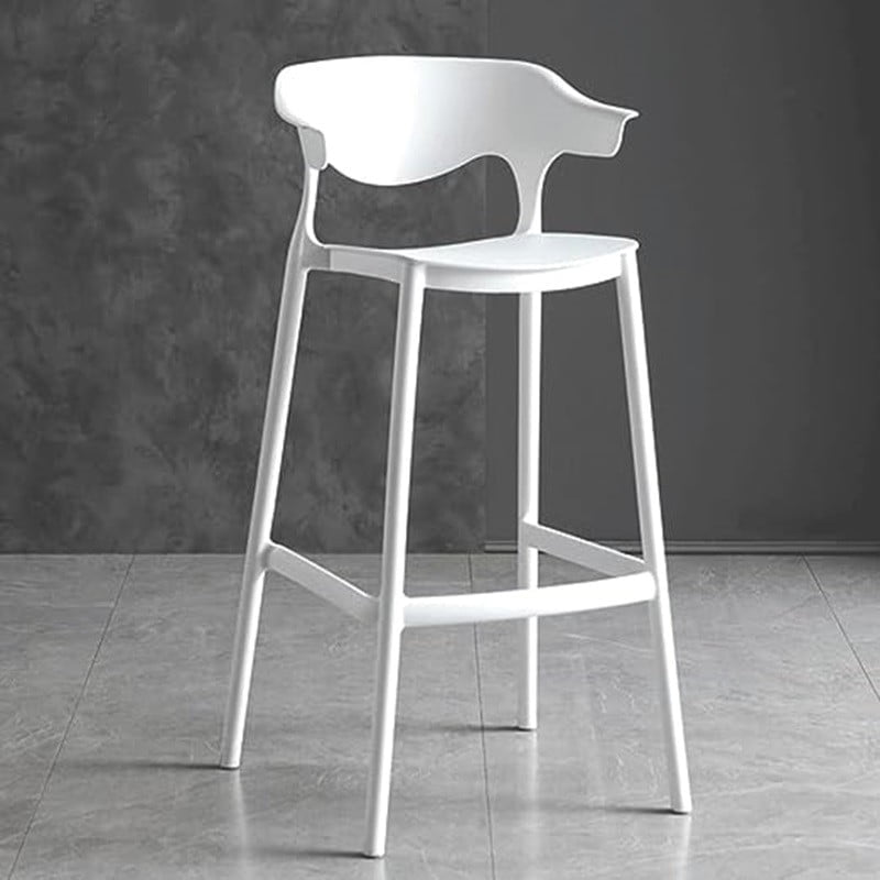 Premium Plastic High Counter Chair with Backrest image 2