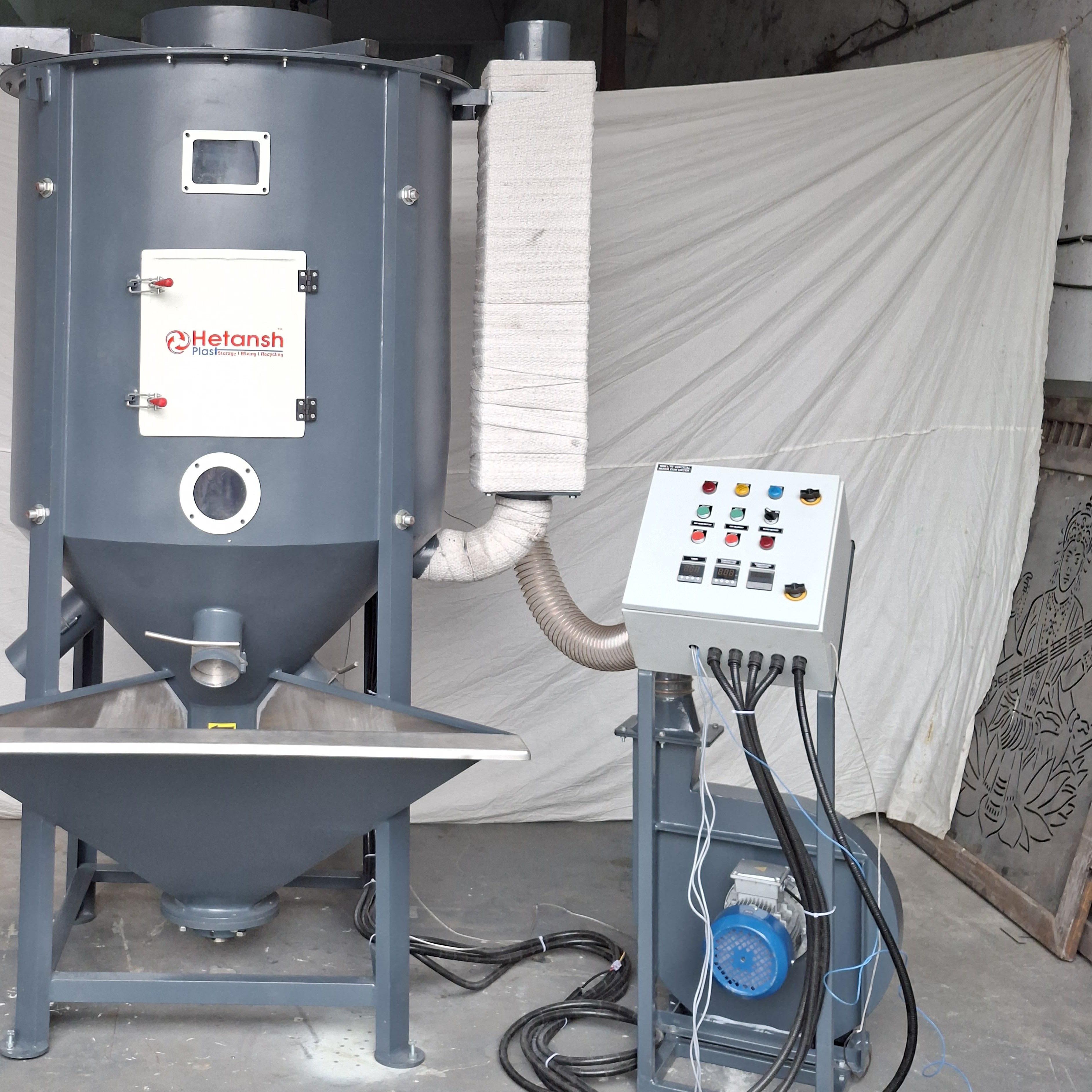 Vertical Plastic Mixer Dryer Machine image 2